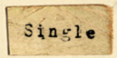 Single
